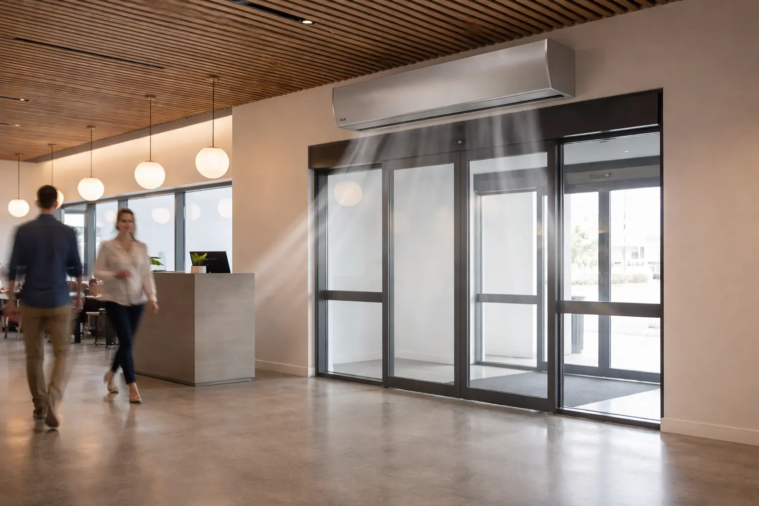 Overhead Air Curtains