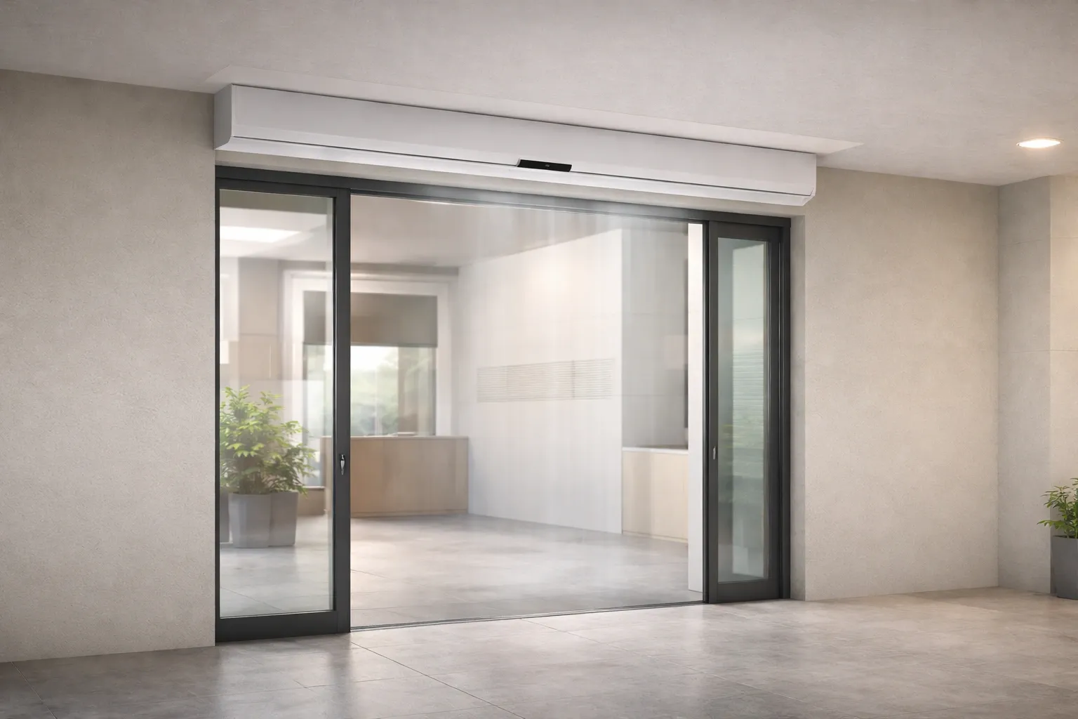 Recessed Air Curtains